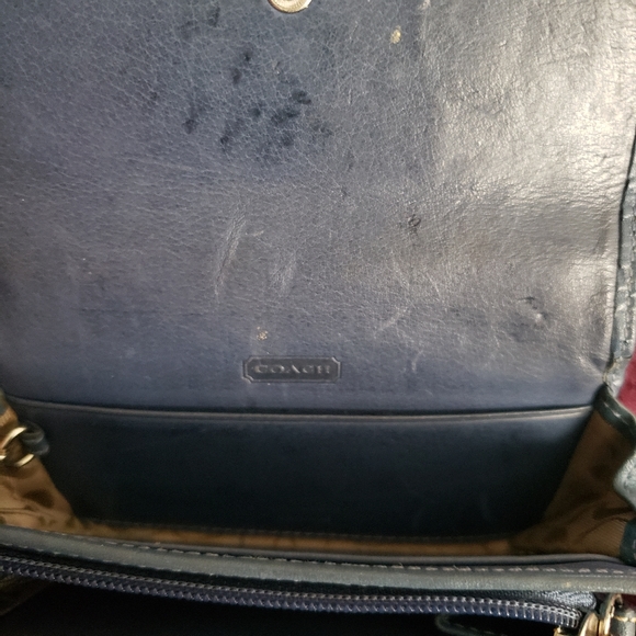 Vintage Coach Leather Est. 1941 Wallet Blue - Picture 9 of 9